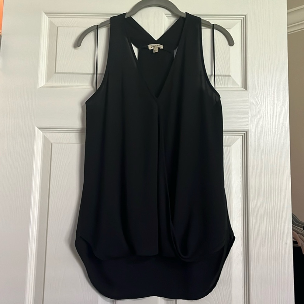 Black racerback style blouse
